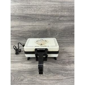 Vintage Sears Counter Craft Pizzelle Sandwich Maker Model 632 EXCELLENT! RARE